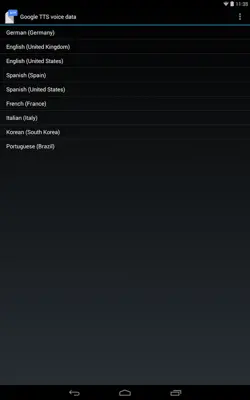 Speech Services by Google android App screenshot 10